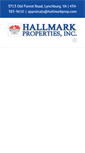 Mobile Screenshot of hallmarkprop.com