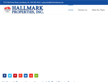 Tablet Screenshot of hallmarkprop.com